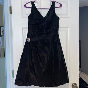 Women’s black cocktail dress